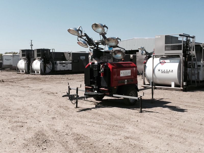 Light Towers - High-powered lighting solution for 24-hour oilfield operations