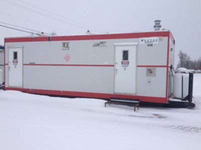 Washroom Facilities - Clean and well-maintained washroom units for oilfield sites
